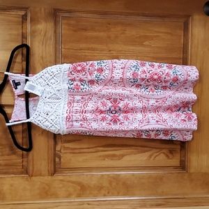 NWT Torrid Medallion Sleeveless Macrame Tank Size 2X